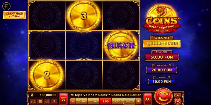 Joacă Gratis 9 Coins Grand Gold Edition