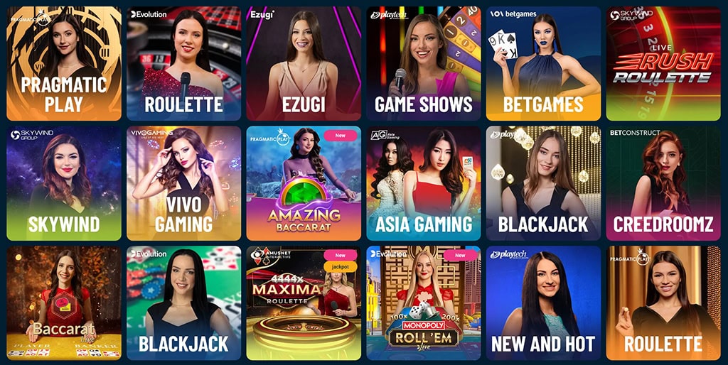 Jocuri live la Sweetsino Casino