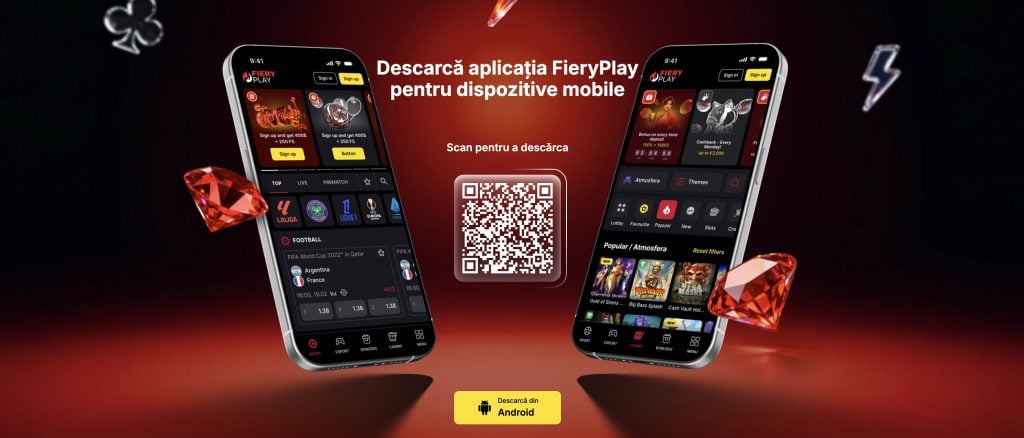 Cum joci pe mobil la FieryPlay Casino?